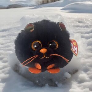 Halloween Black Cat Mystic Beanie Baby Plush Ty Beanie Balls Stuffed Toy Animal
